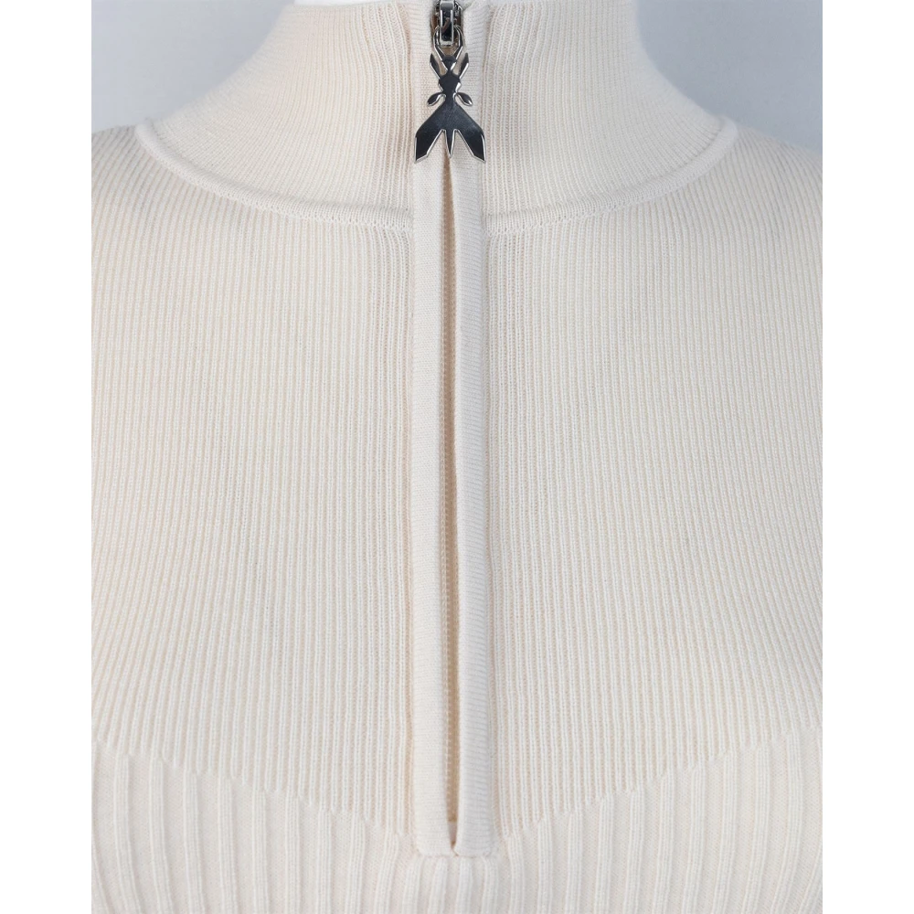 PATRIZIA PEPE Witte Coltrui Trui White Dames