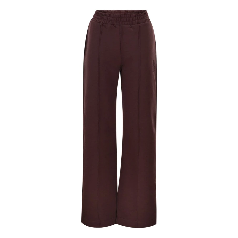 Dondup Vrouw Rood Broeken Dames, M, Katoen, Wijde Pijpen Broek