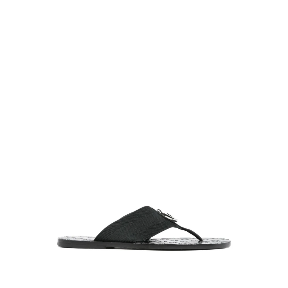 Gucci Men's Black Flip Flops, 6 Uk, Riviera Thong Sandal