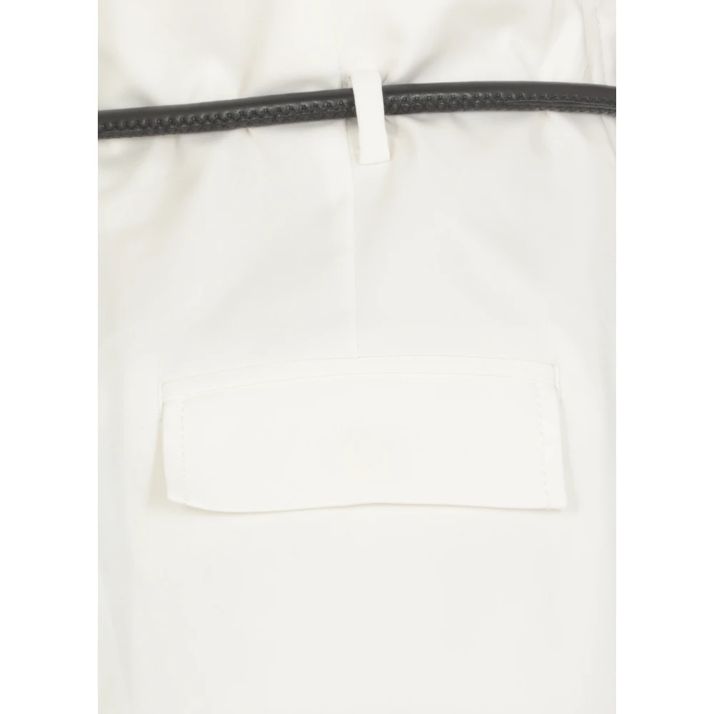3.1 phillip lim Witte katoenen shorts met riem White Dames