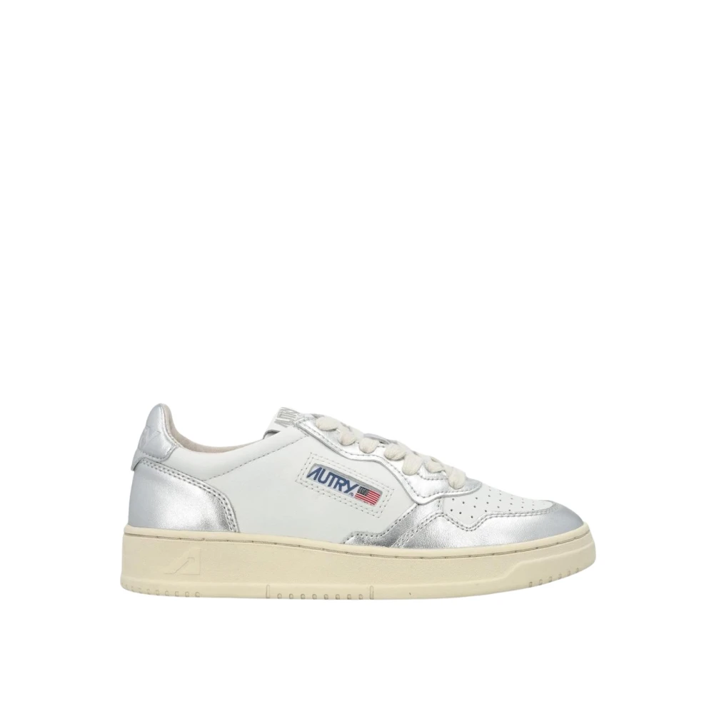 Autry White Sneakers, Female, 6 Uk, Medalist Low Trainers