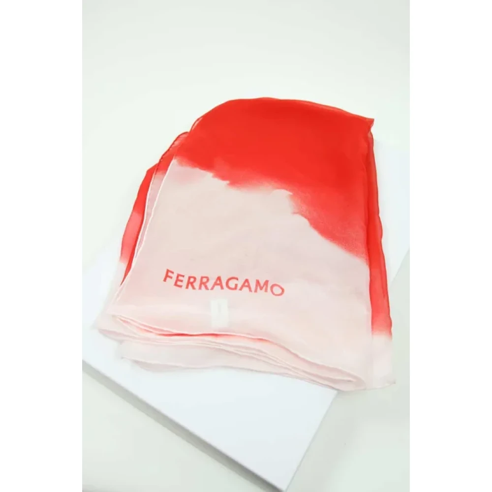Salvatore Ferragamo Pre-owned Silk scarves Multicolor Dames