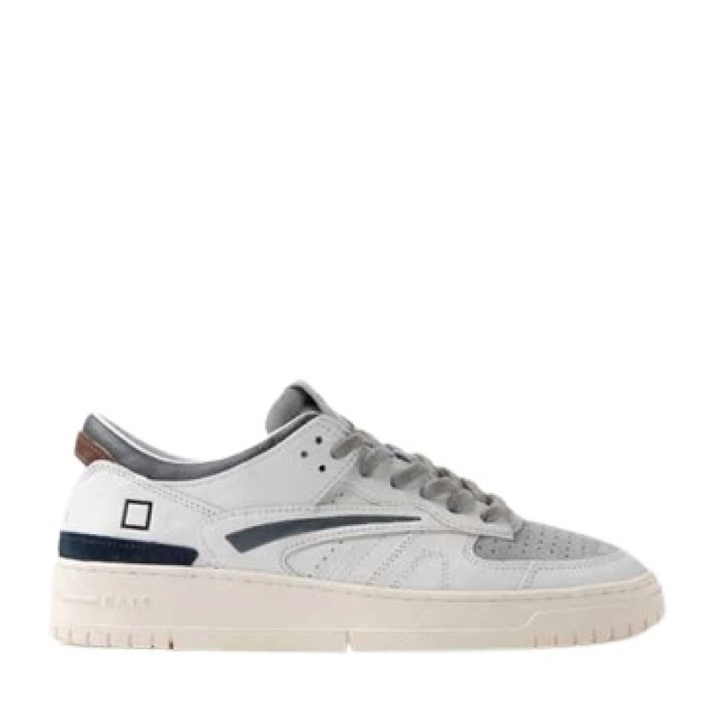 D.a.t.e. Uomo Bianco Scarpe, 44 Eu, New,