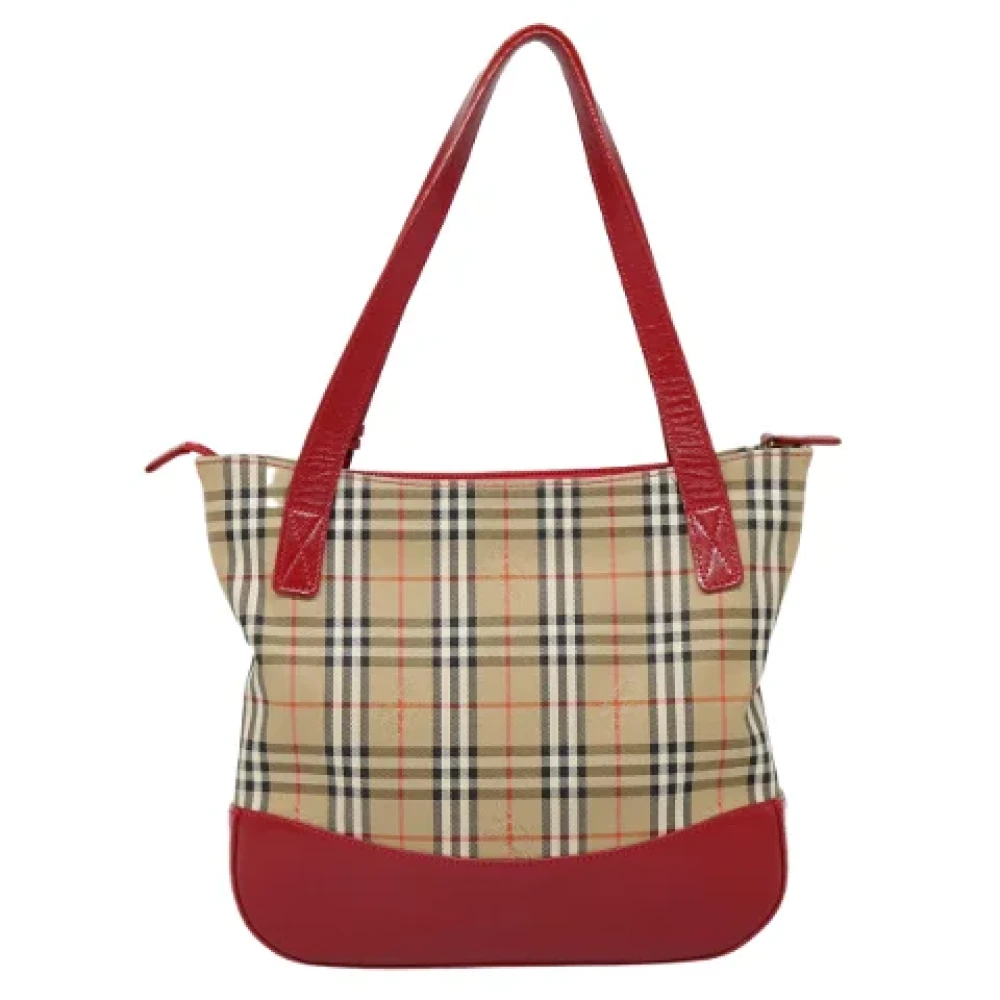 Burberry Vintage Pre-owned Canvas totes Beige Dames