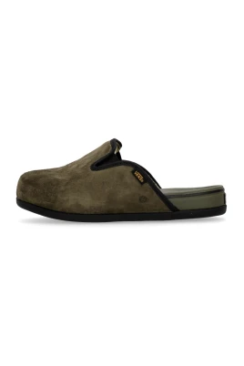 Harbor Mule Oliv/Svart Mocka Slip-On