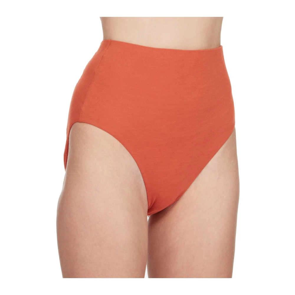 Rick Owens Tangerine Gebreide Shorts Orange Dames