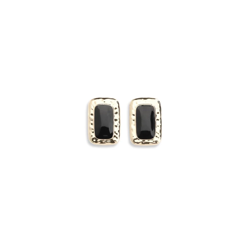 Self-Portrait Gold Brass Earrings - One Size - Image 3