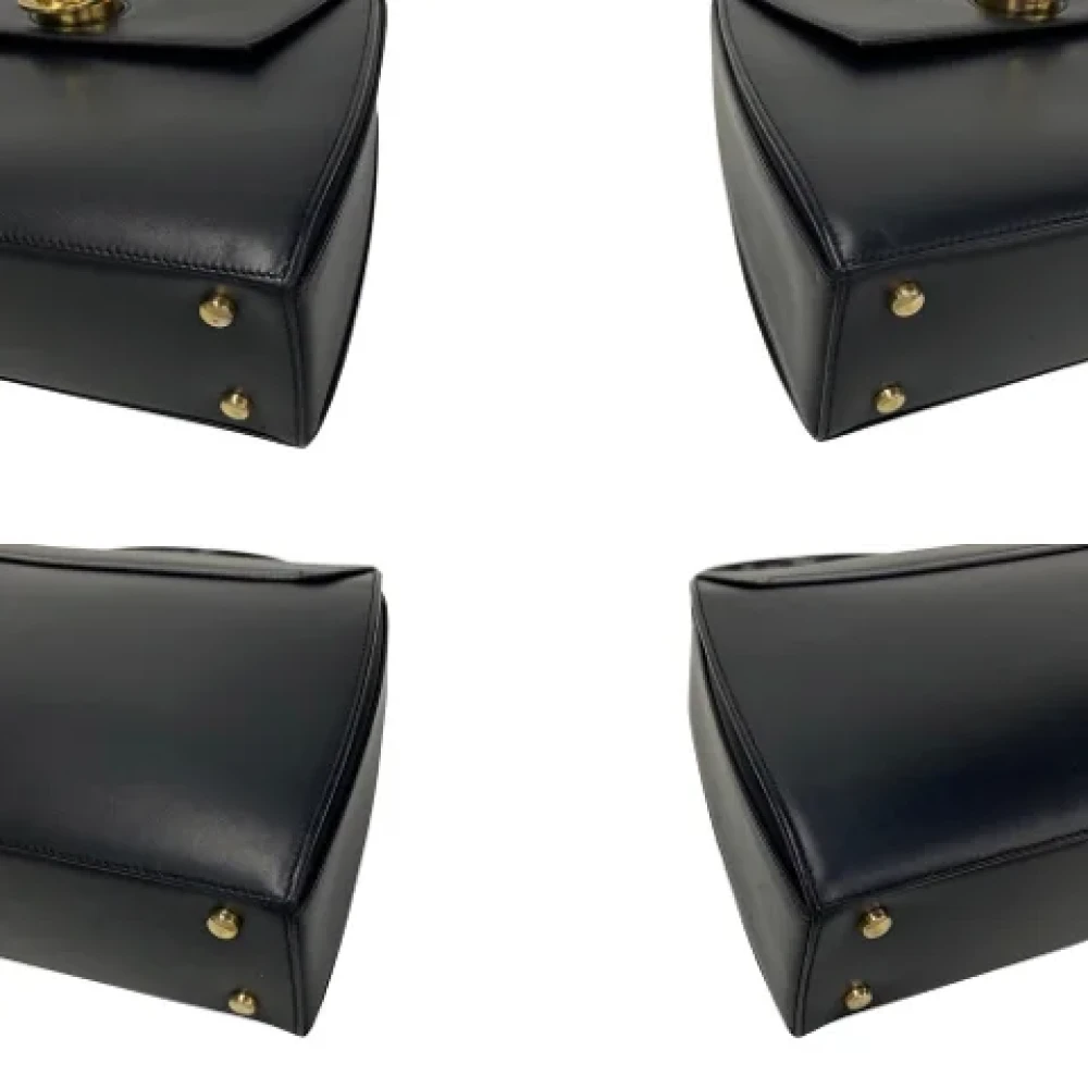 Celine Vintage Pre-owned Leather celine-bags Black Dames