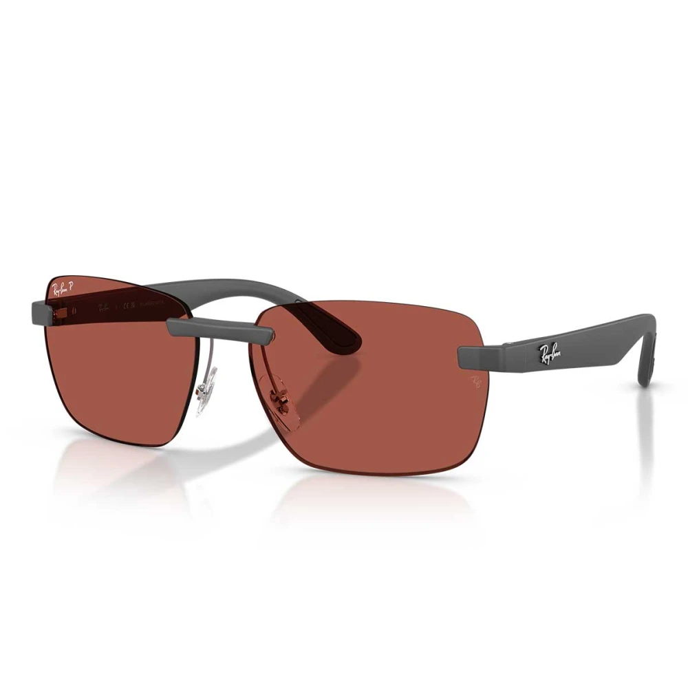 Ray-Ban Gray Sunglasses, Unisex, 59 Mm, Peek Sunglasses