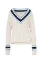 white-cable-knit-v-neck-sweater