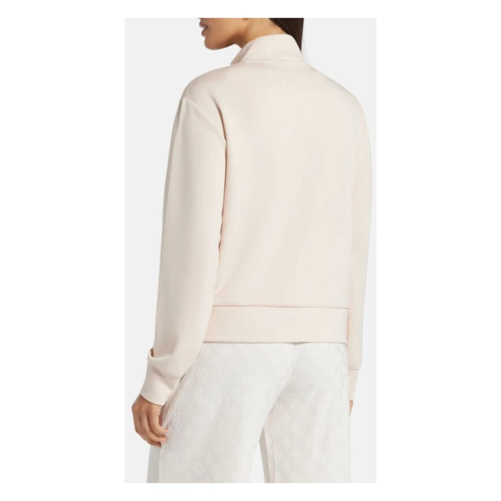 Guess Hoge hals Full Zip Sweatshirt Gelsey Beige Dames