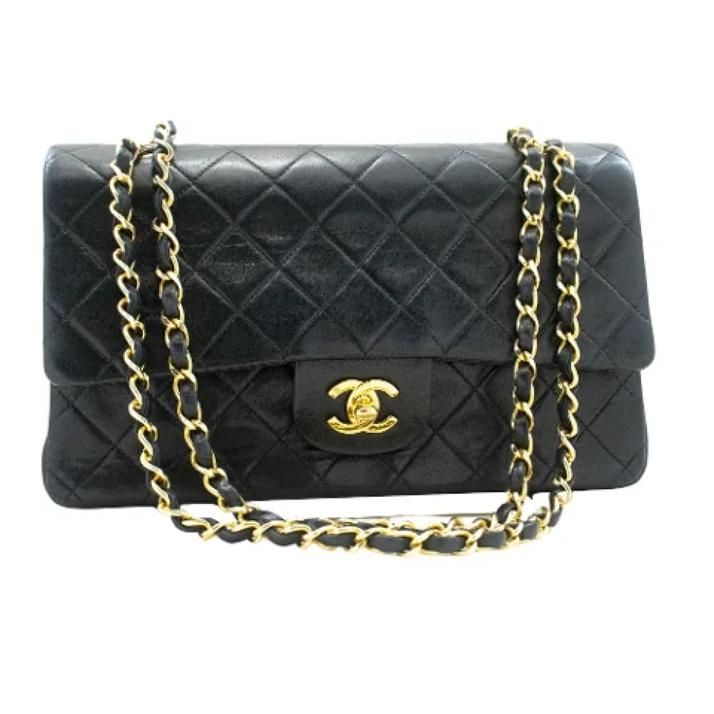 Chanel Vintage Pre-owned Leather chanel-bags Black Dames