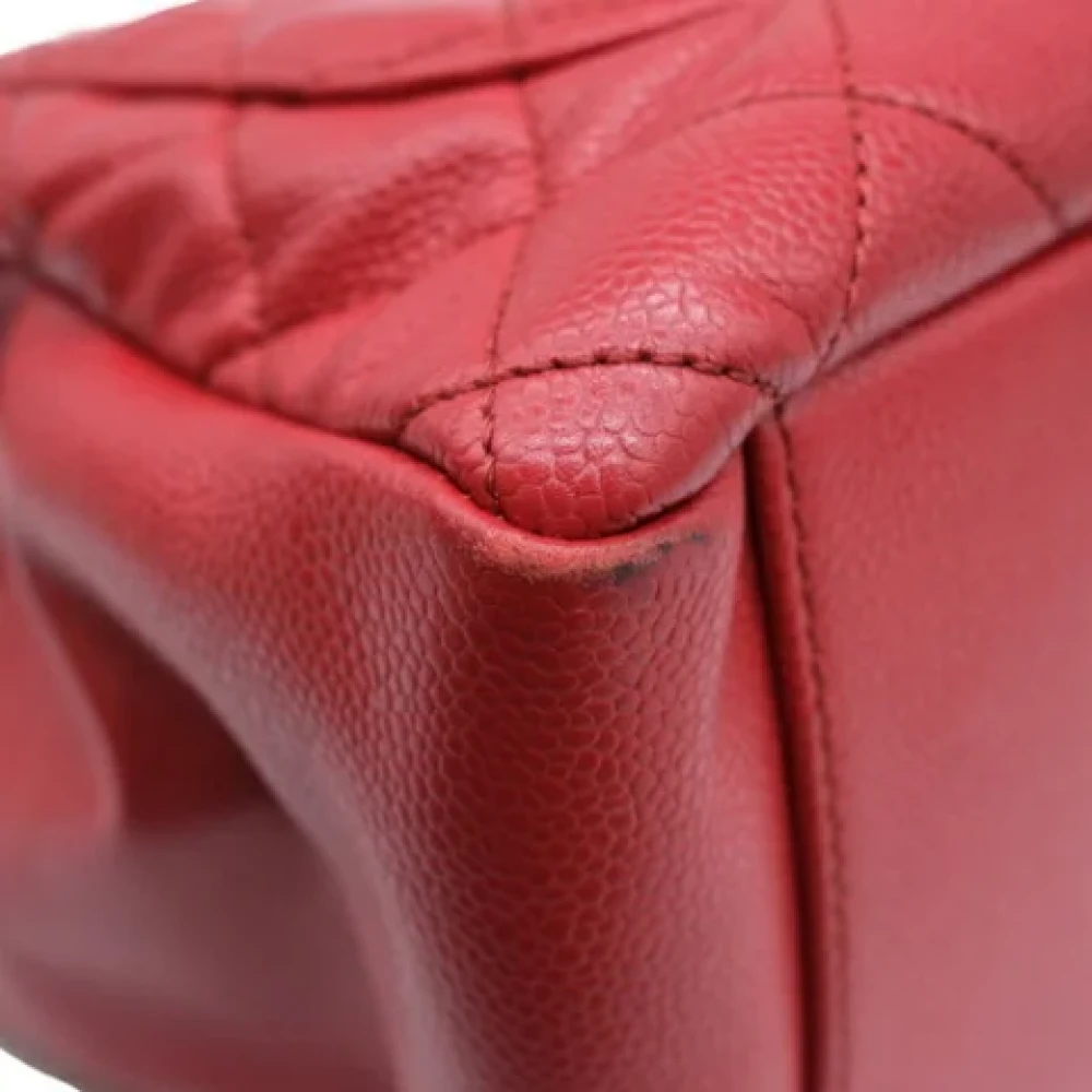 Chanel Vintage Pre-owned Leather shoulder-bags Red Dames