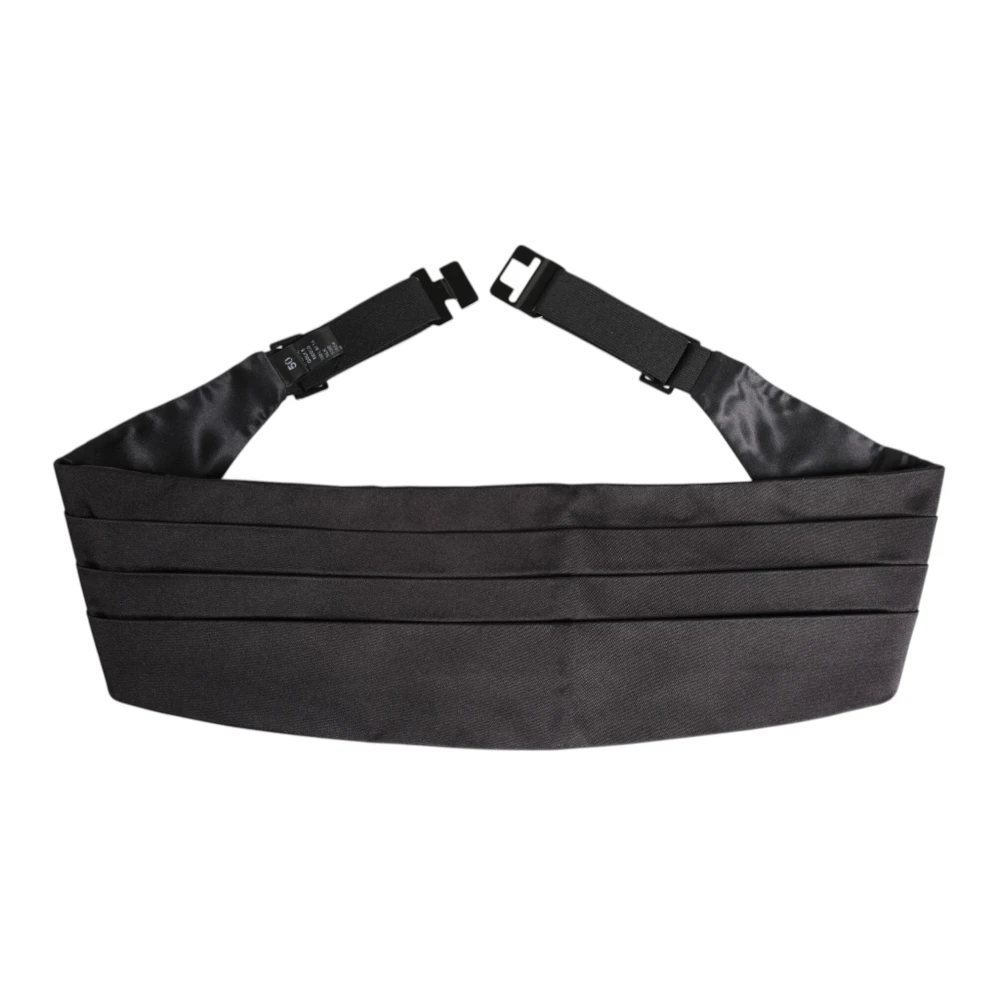 Dolce & Gabbana Men's Black Silk Satin Cummerbund