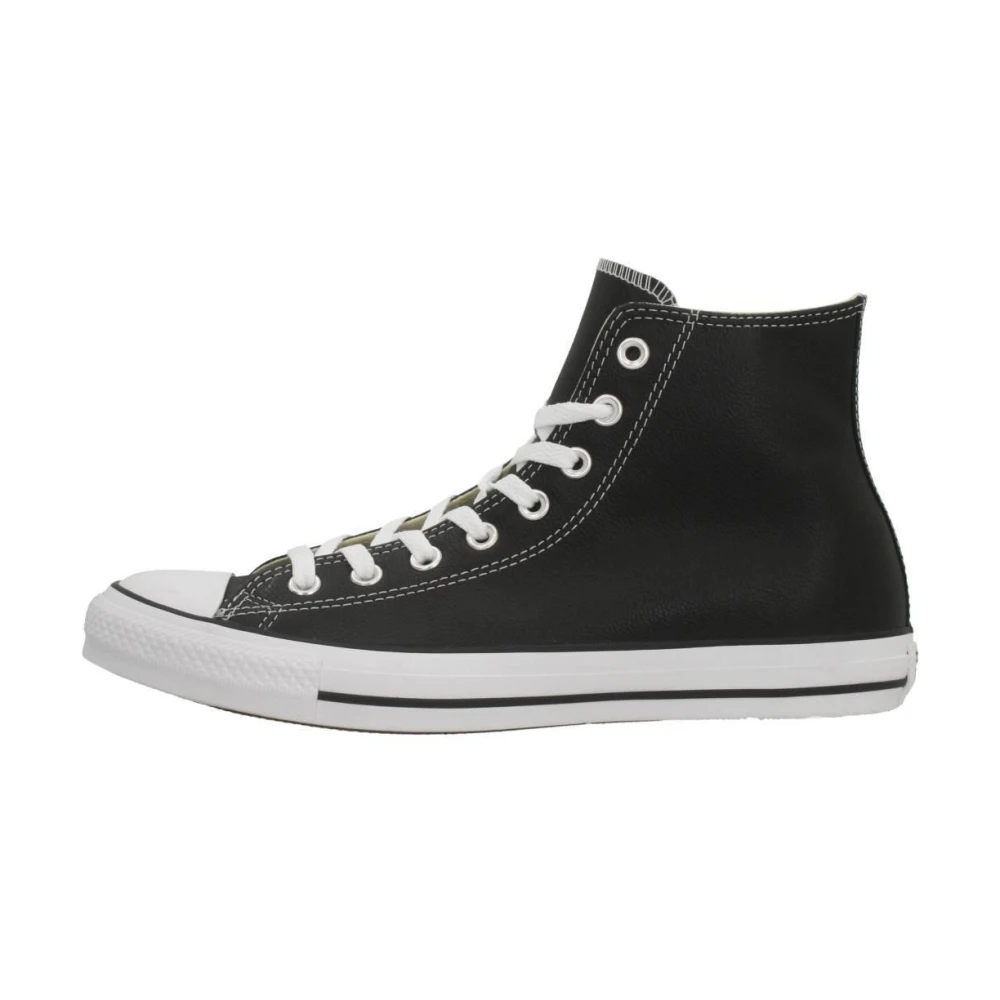 Converse Unisex Nero Sneaker, All Star Leather Hi - 9200, (38) - Immagine 3