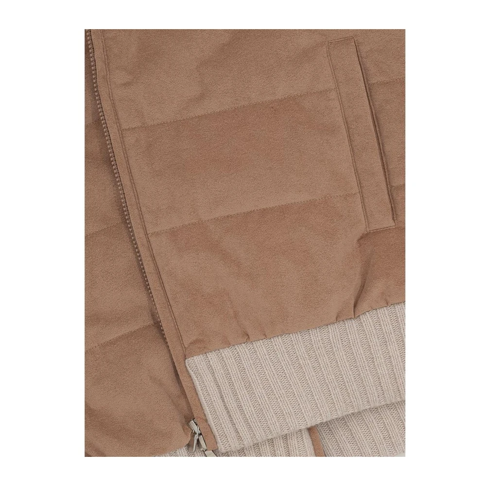 Gran Sasso Bruine Wol Getailleerde Knoopjas Brown Heren
