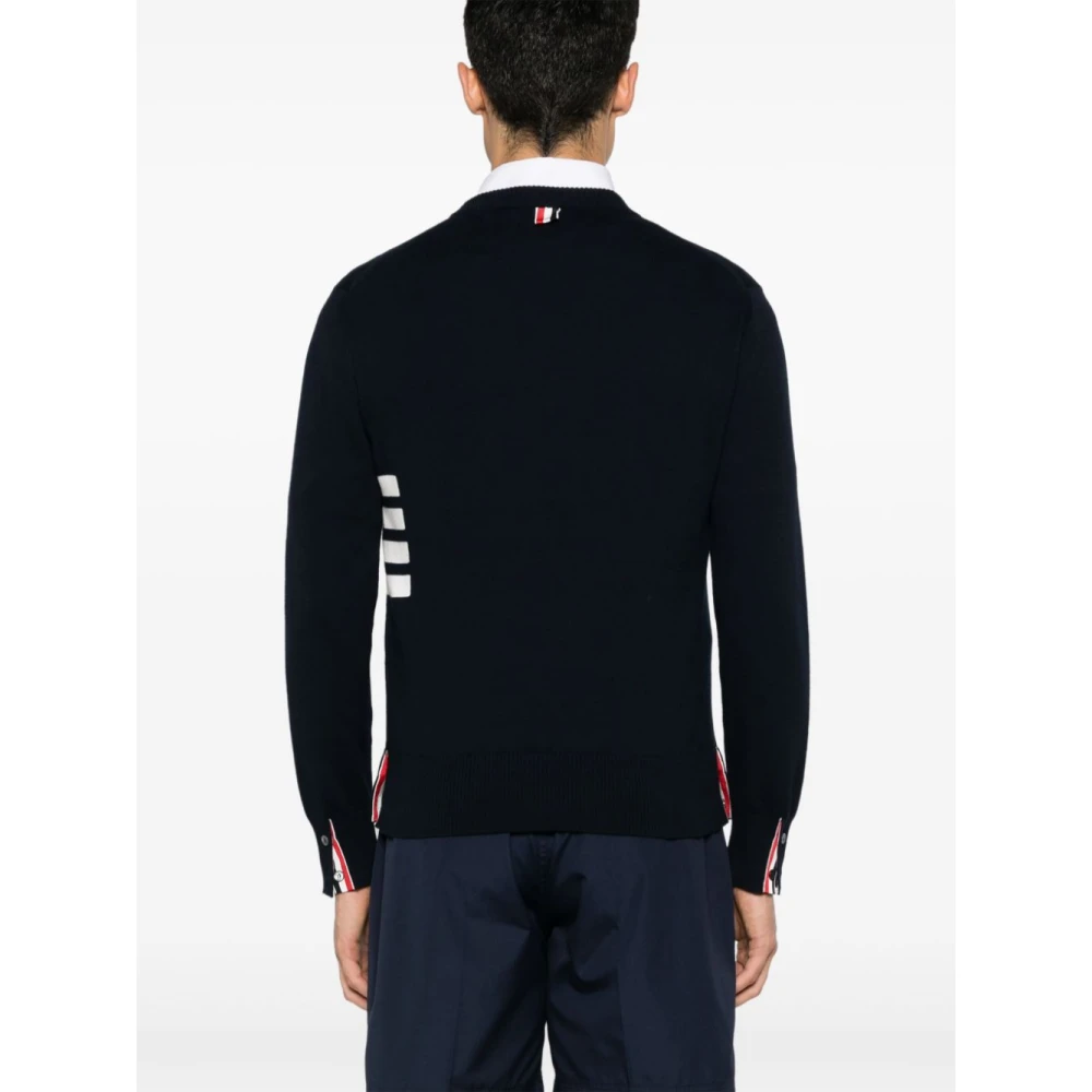 Thom Browne Blauwe Herentrui Blue Heren