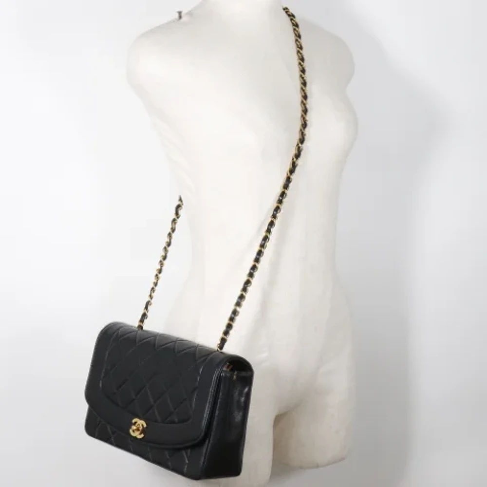 Chanel Vintage Pre-owned Fabric chanel-bags Black Dames