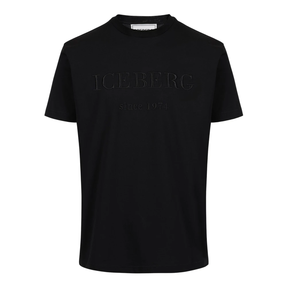 Iceberg - Tops > T-Shirts - Black - Iceberg - Modalova