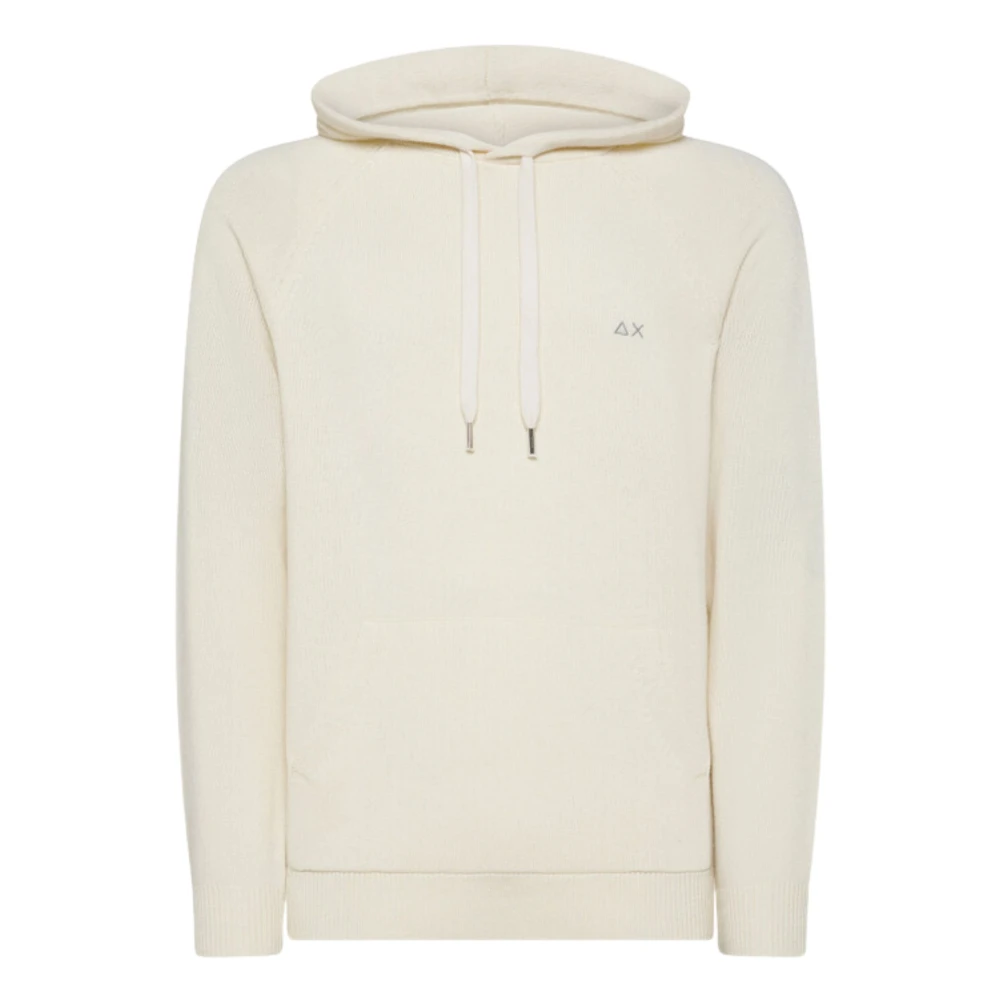 Sun68 Crème Hoodie Warm Wit Beige Heren