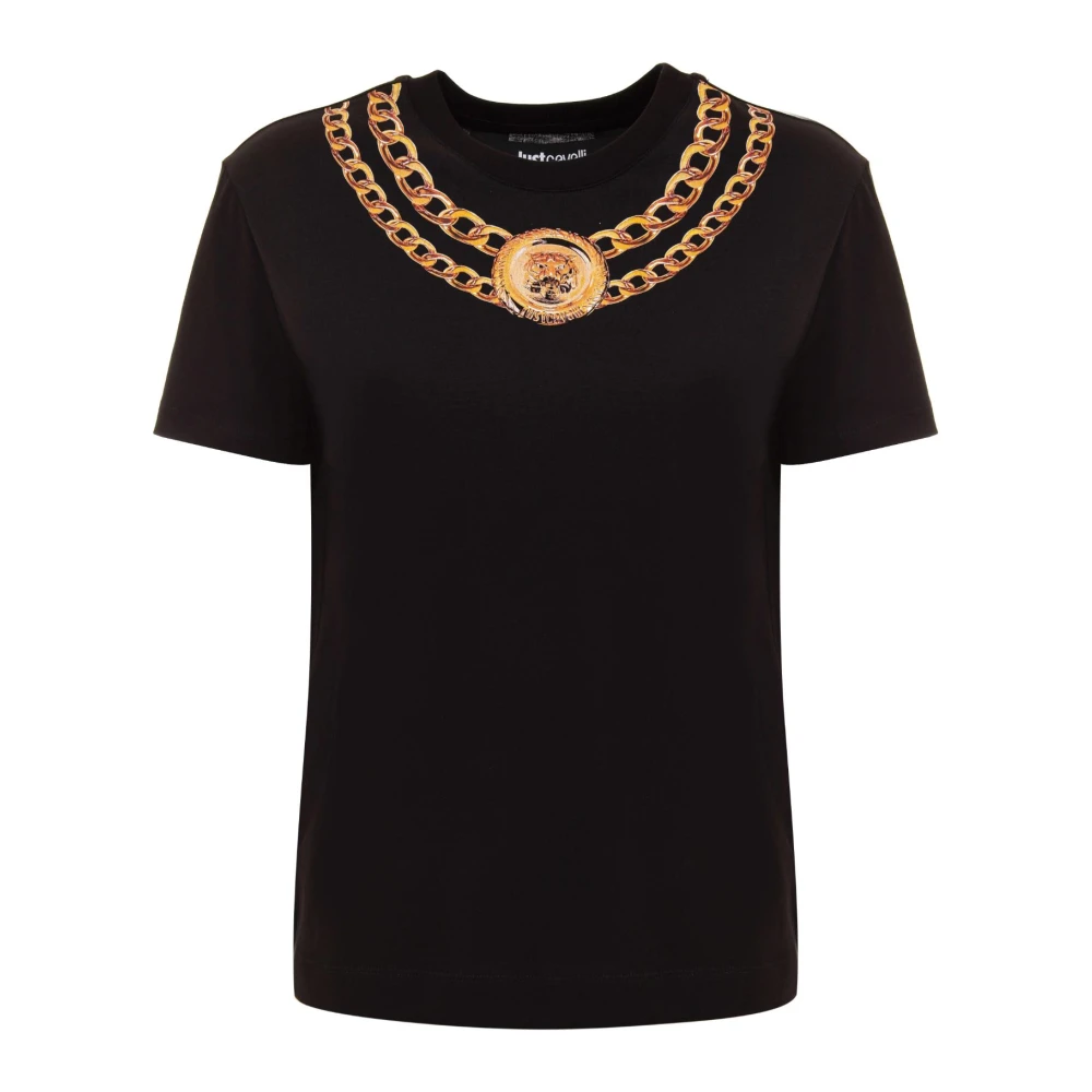 Just Cavalli T-shirts en Polos Black Dames