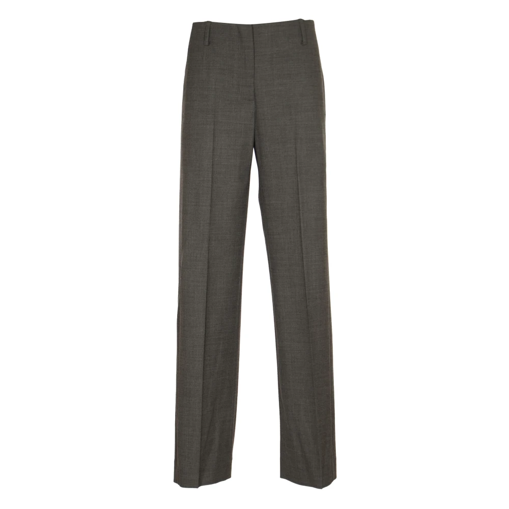 TORY BURCH Stretch Flanellen Broek Gray Dames