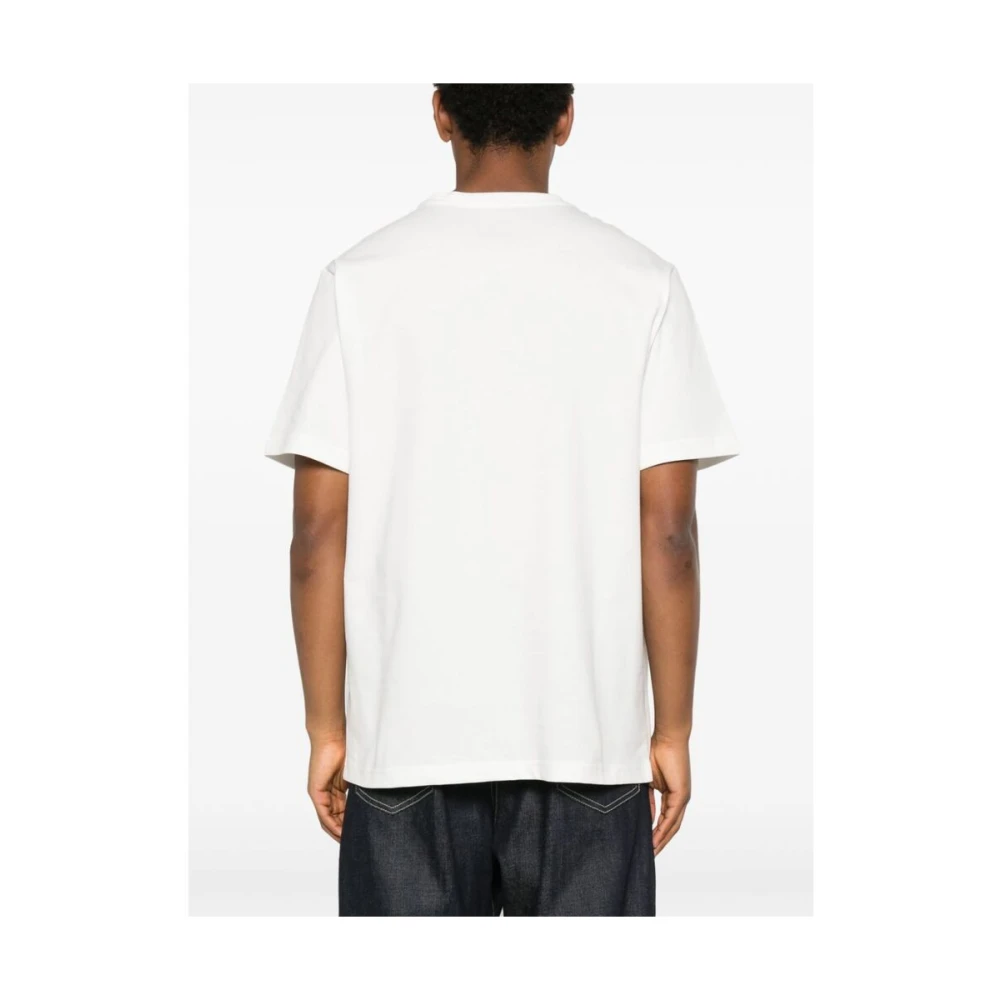 Iceberg Garfield Print Crew Neck T-shirt White Heren