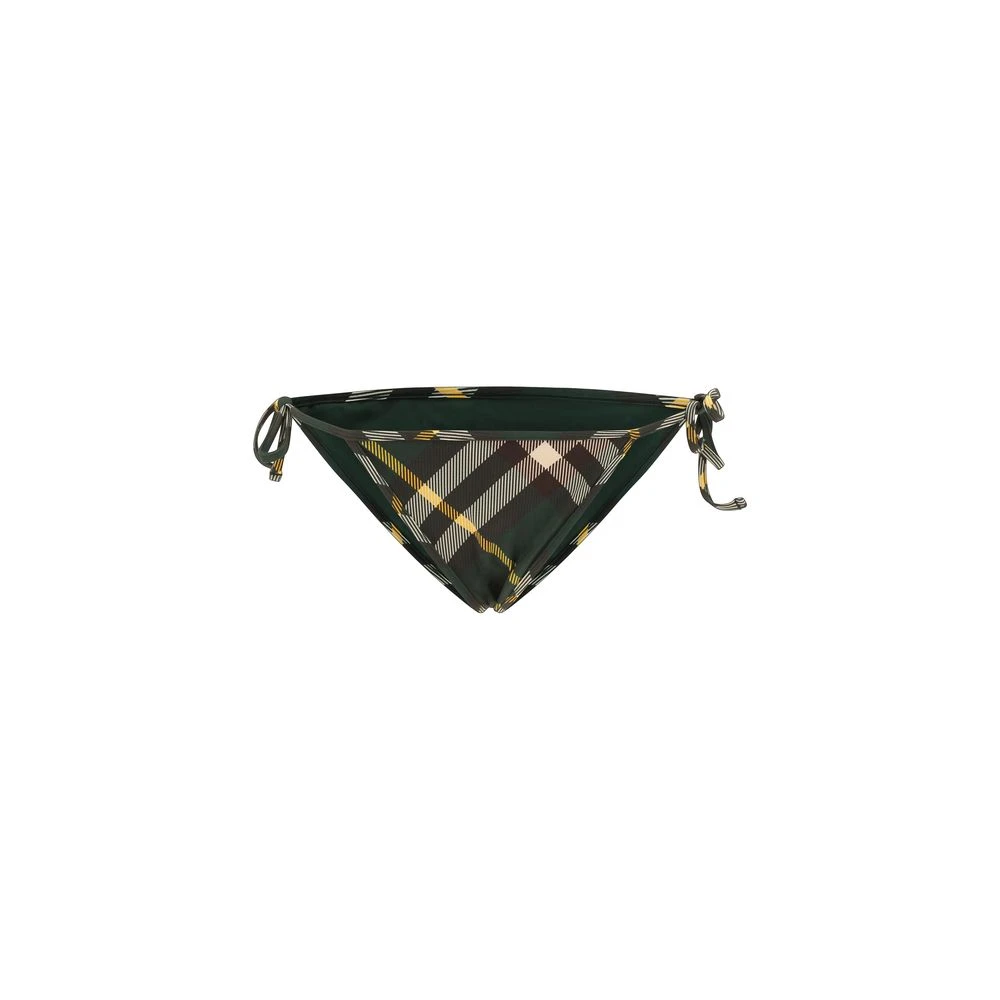 Burberry Klassieke Bikinislip met Strikbandjes Green Dames