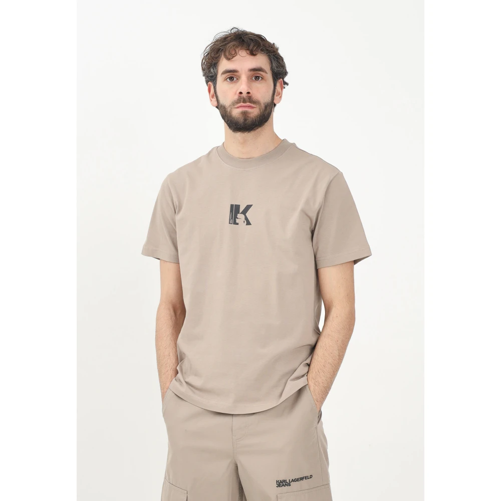 Karl Lagerfeld T-shirts en Polos Brown Heren