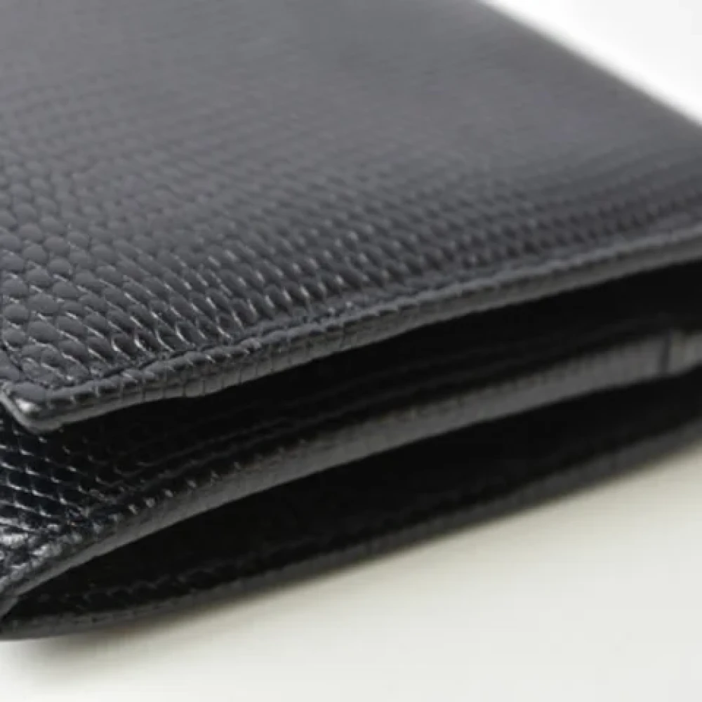 Salvatore Ferragamo Pre-owned Leather wallets Black Dames