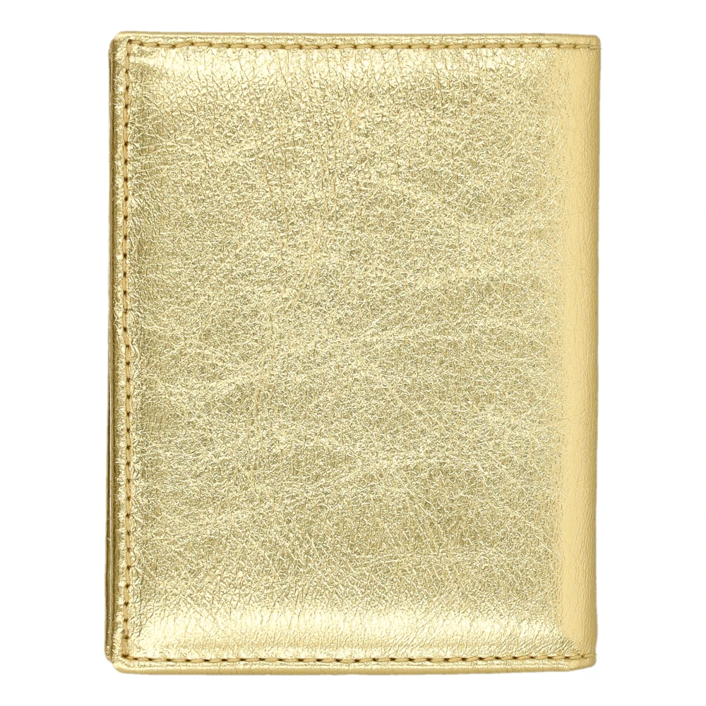 Comme des Garçons Gouden Leren Kaarthouder Portemonnee Yellow Unisex