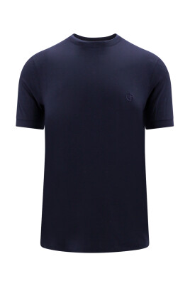blue-t-shirts-and-polos-elasticized-short-sleeve