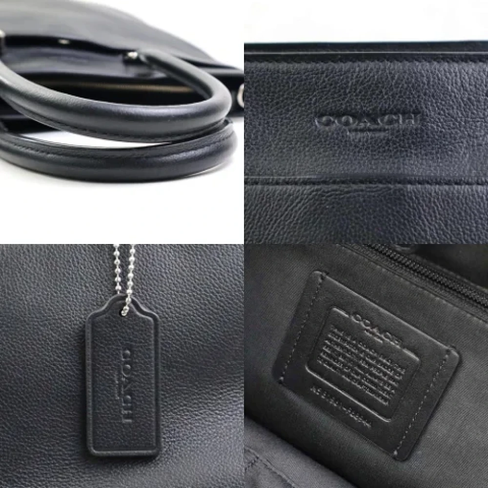 Coach Pre-owned Leather handbags Black Dames