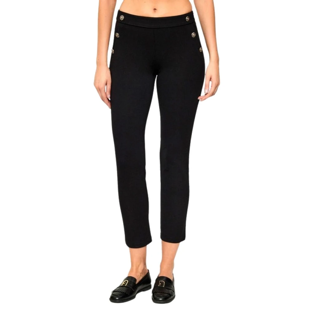 Liu Jo Mujer Negro Pantalones, Talla: M