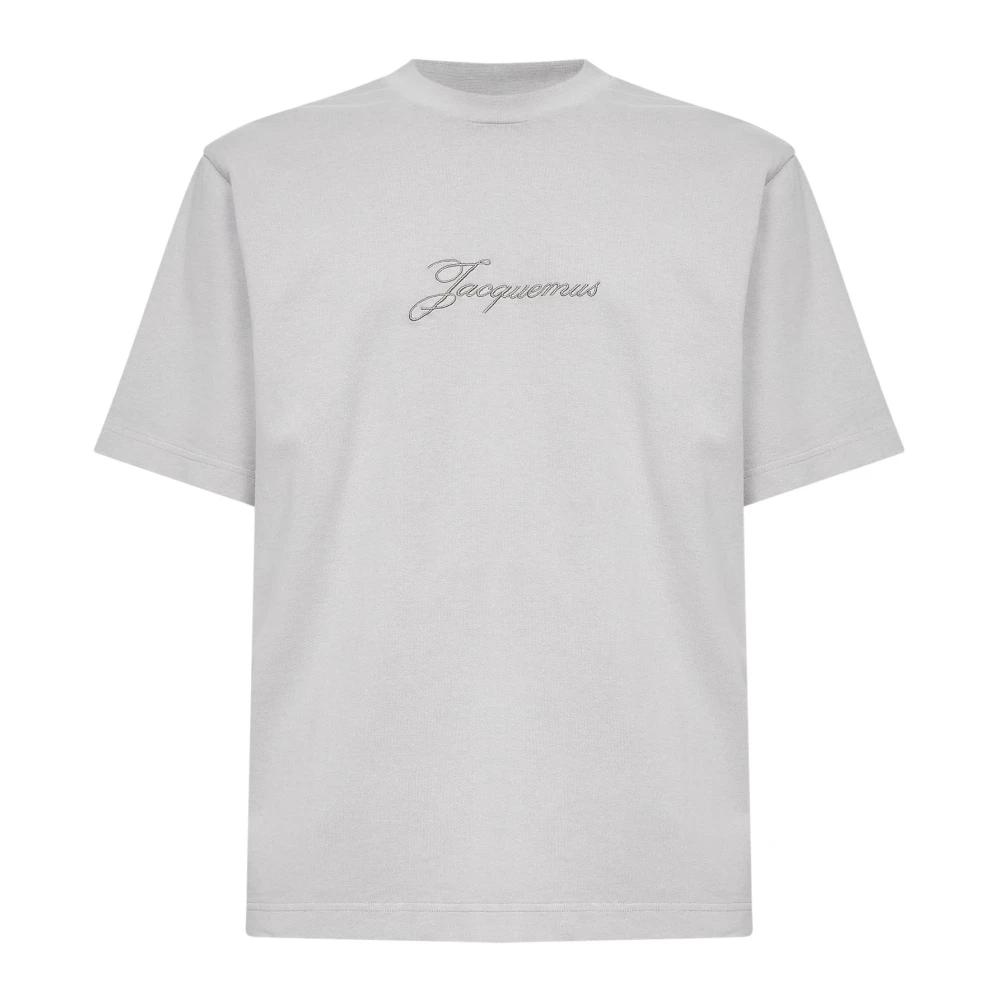 Jacquemus Men's Gray T-Shirts, S, Pigto T-Shirt