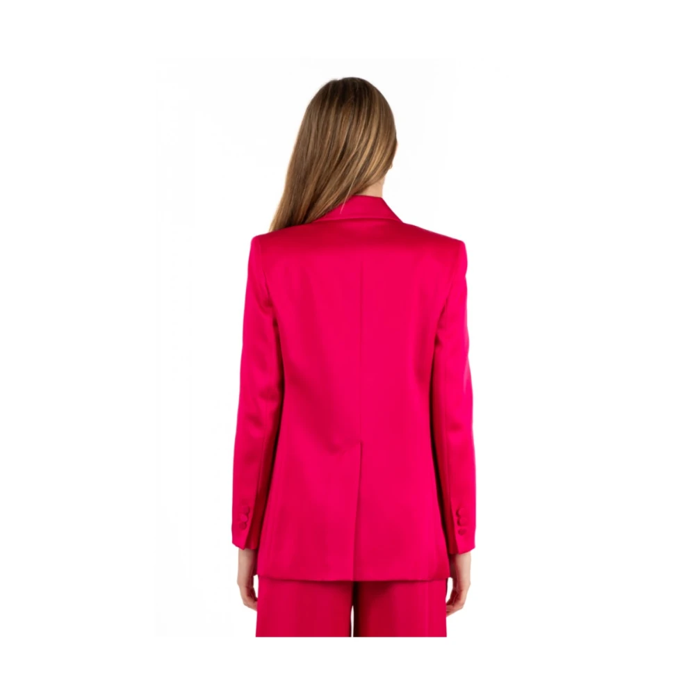 Max Mara Studio Elegante Studio Jas Red Dames