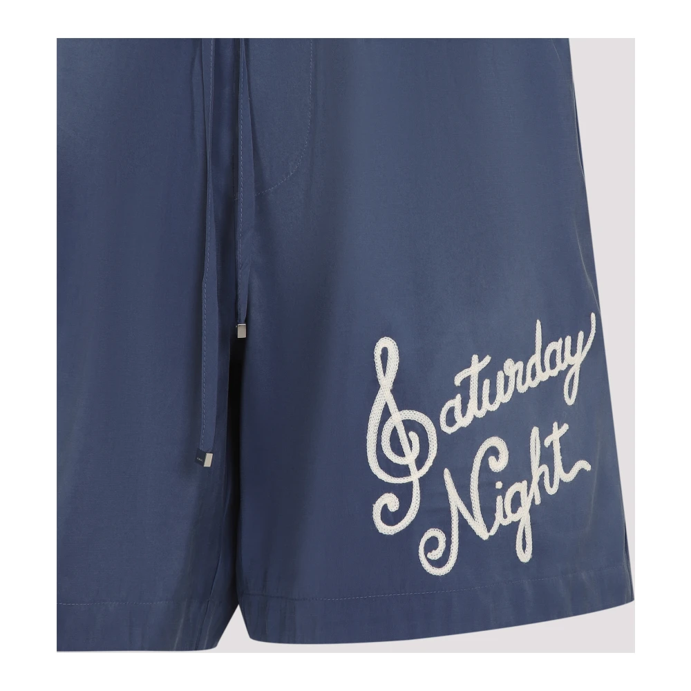 Amiri Blauwe Bermudashorts Blue Heren