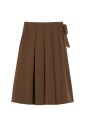 bruine-midi-rok-met-plooien