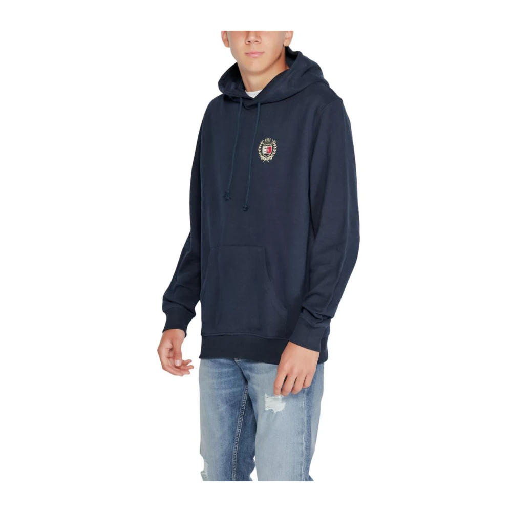 Tommy Jeans Katoenen Crewneck Sweater Blue Heren