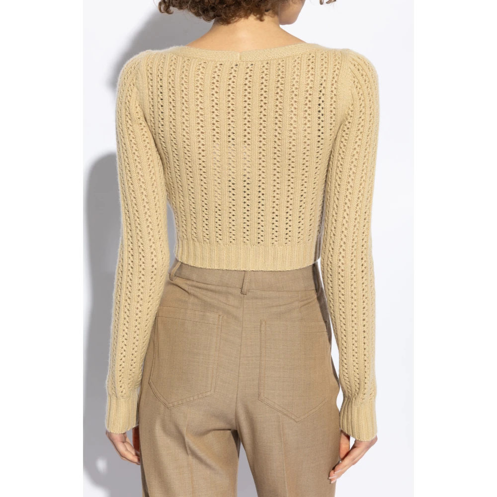 Max Mara Sweater `Ifrem` Beige Dames