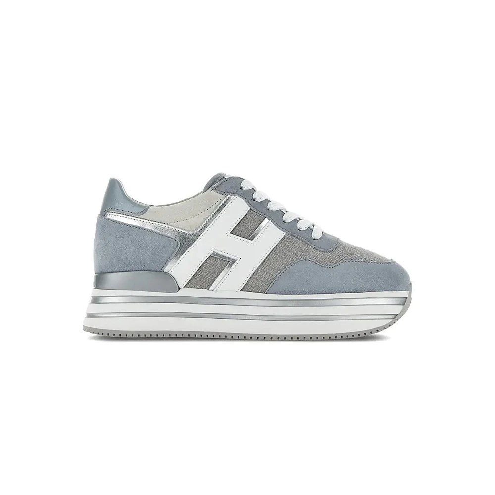 Hogan Midi H222 Sneakers Dames Schoenen Blauw