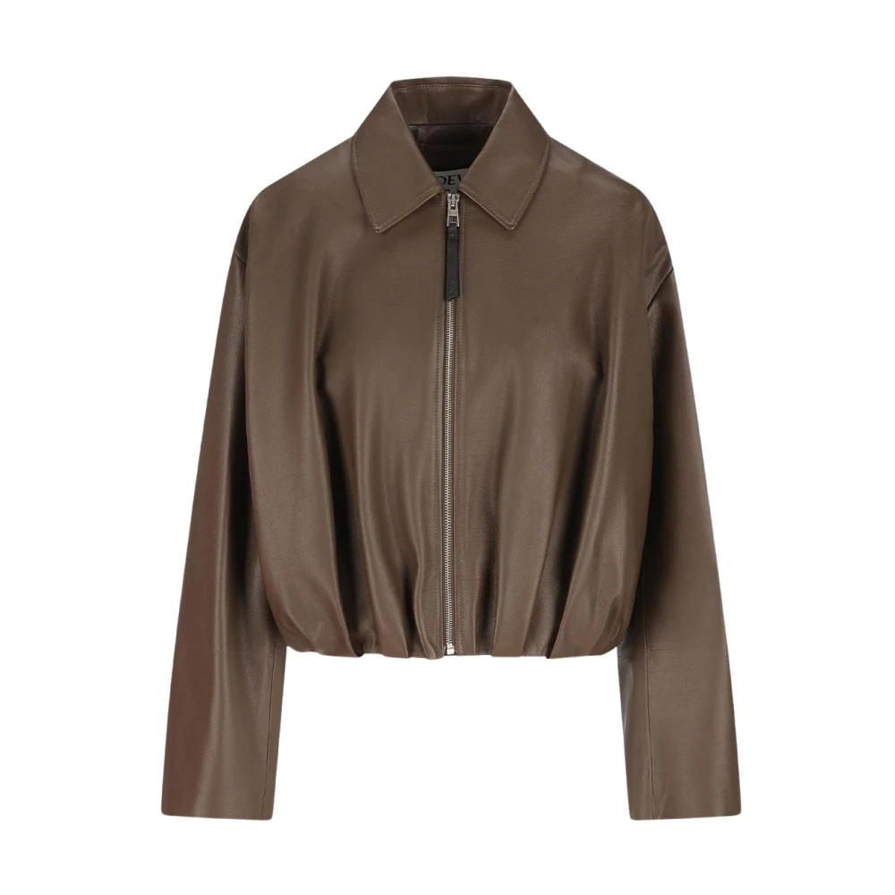 Loewe Women's Brown Draped Jacket
