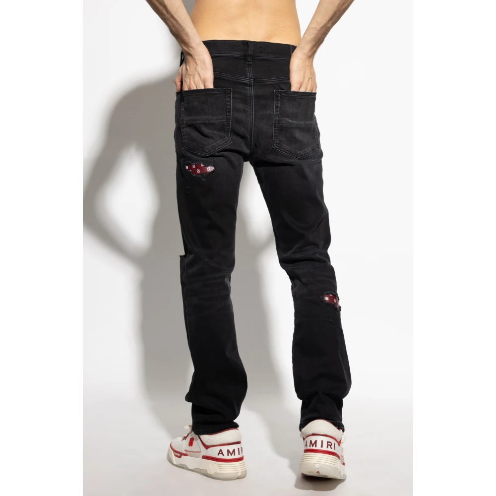 Amiri Jeans met vintage-effect Black Heren
