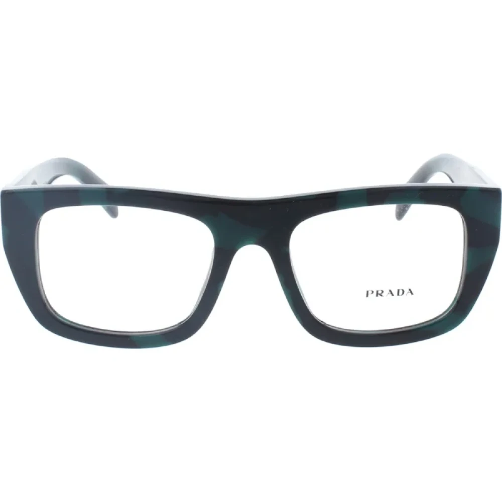 Prada Stijlvolle Zonnebril met Uniek Ontwerp Blue Dames