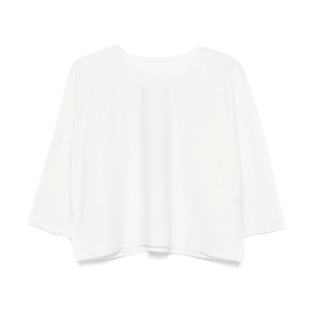 Issey Miyake Casual Katoenen Overhemd voor Mannen White Dames