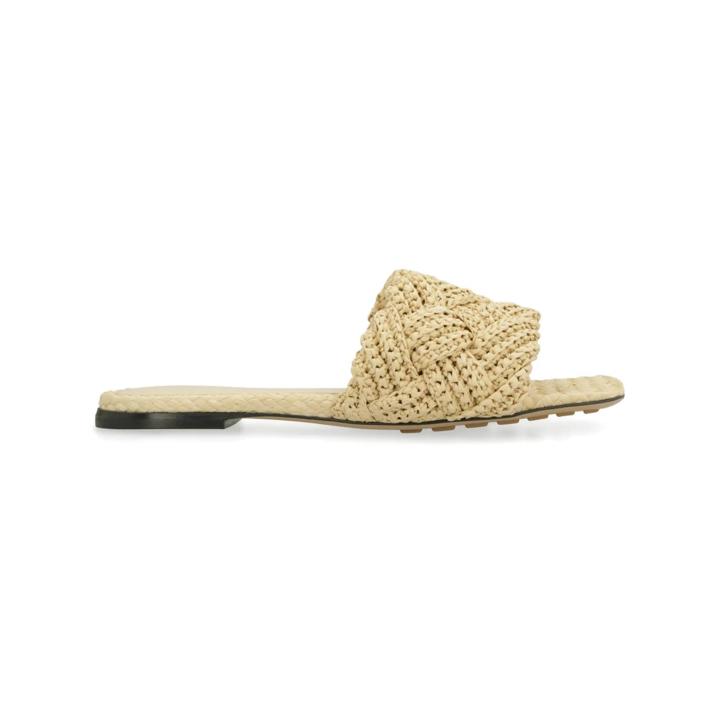 Bottega Veneta Women's Beige Sliders, 3 Uk, Lido Flat Sandals