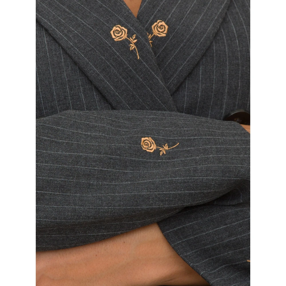 Marella Elegante Grijze Jas voor Vrouwen Gray Dames