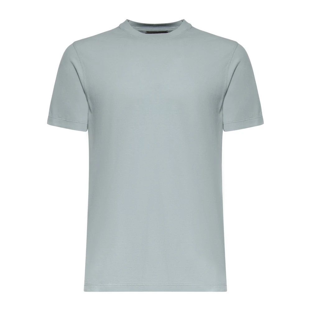 Zanone Men's Blue Crewneck T-Shirt - T-Shirts - 2XL - Tops