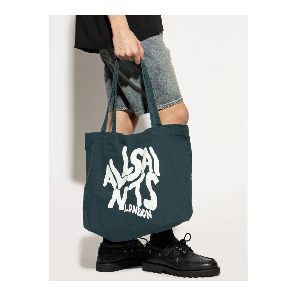 AllSaints Orlando tote tas Blue Heren