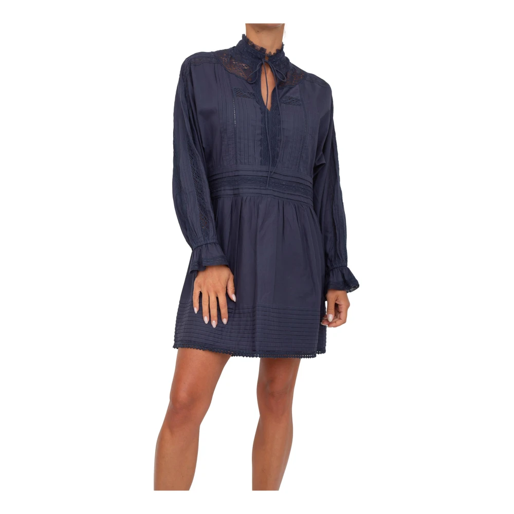 Twinset Women's Blue Cotton Dress - Short Dresses - Xs - Dresses